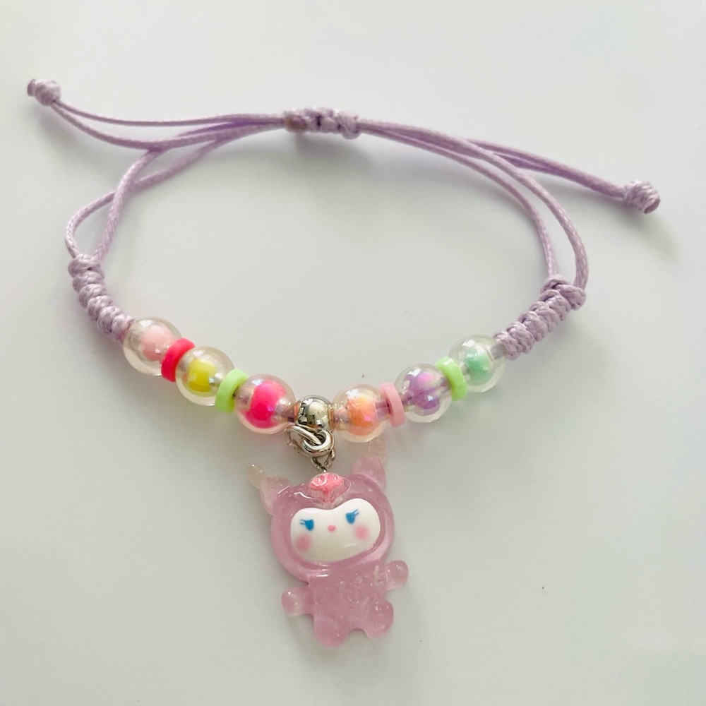 Cute Pink Charm Bracelet